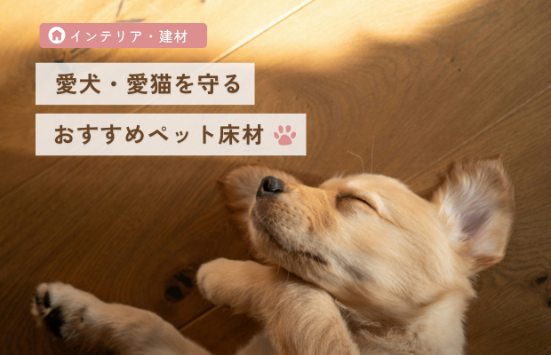 ワンちゃん、ネコちゃんに良い床材とは?